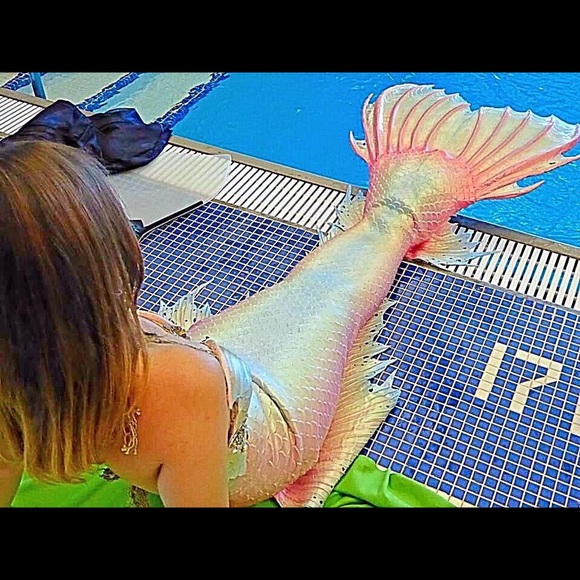 Opal Sea Dragon Merbella Studios Silicone Tail - Picture 10 of 13